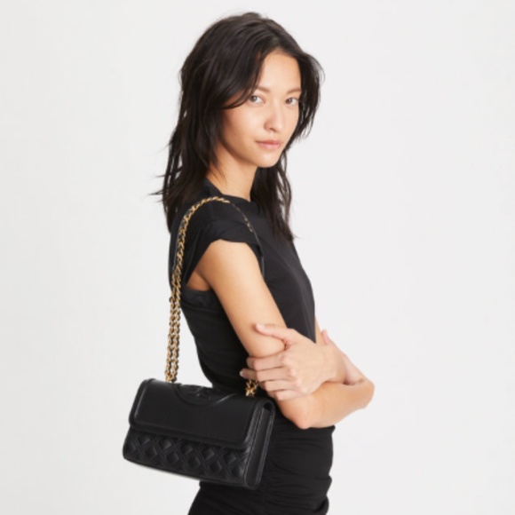 Tory Burch Fleming Small Quilted Leather Convertible Shoulder Bag - Picture 3 of 14